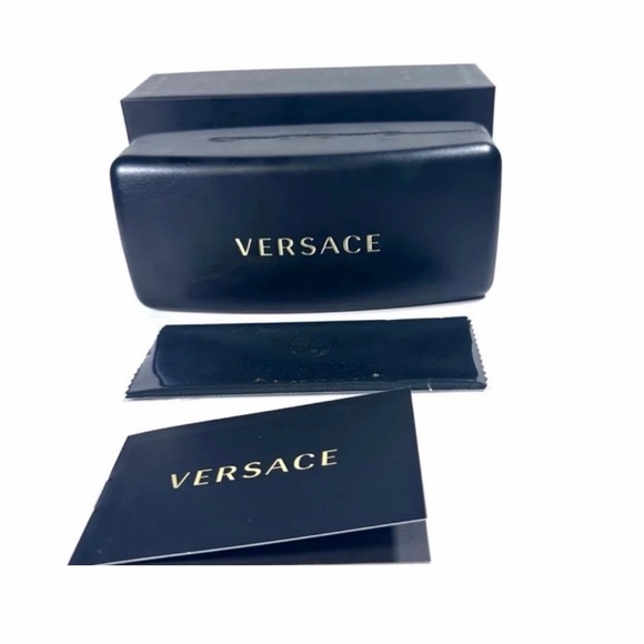 Versace Mod 3320-U 108 Brown and Gold Women's Glasses 3320 U New Authentic - Picture 10 of 10